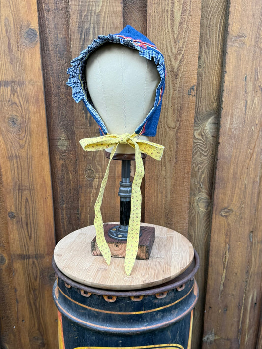 Classic Americana Bonnet — Made from Reclaimed Fabric