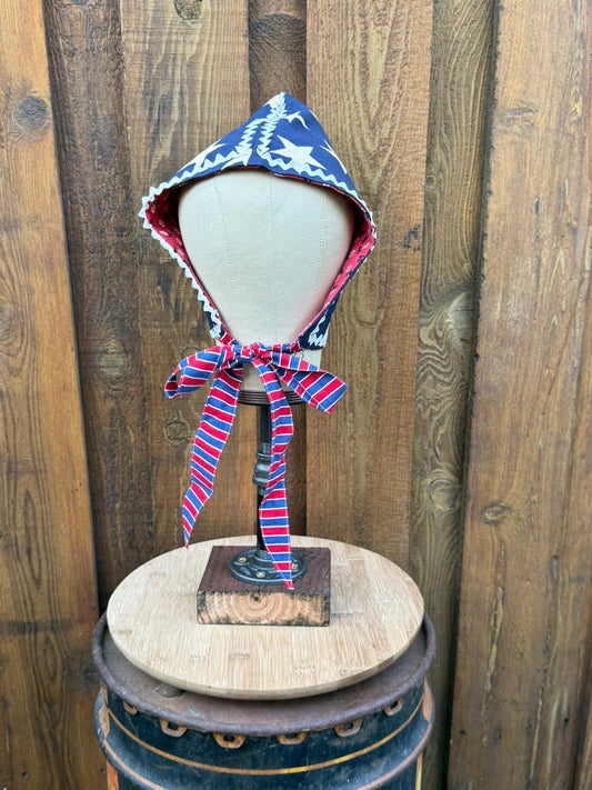 Classic Americana Bonnet — Made from Reclaimed Fabric